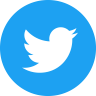 twitter logo blue