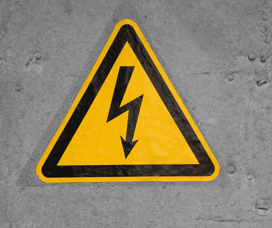 hazardous electrical sign