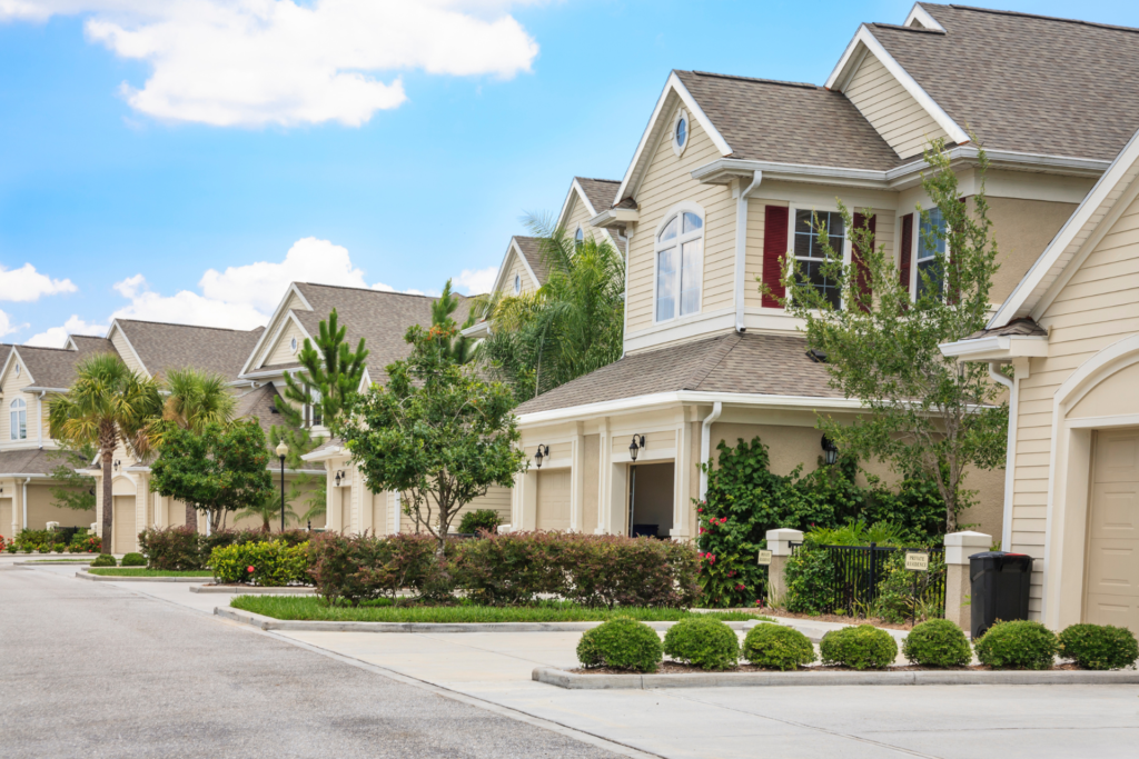 two story home in tennessee neighborhood