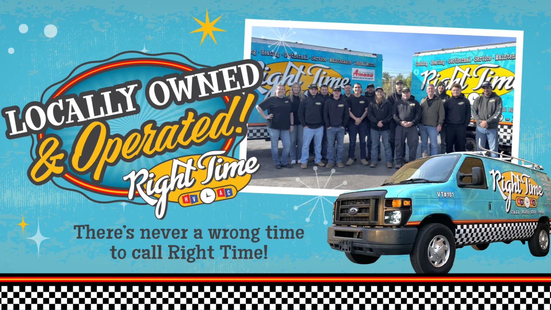 Right Time HVAC team serving Nashville and Middle Tennessee